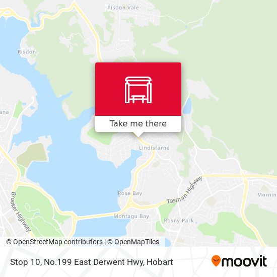 Stop 10, No.199 East Derwent Hwy map