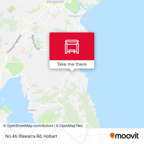 No.46 Illawarra Rd map