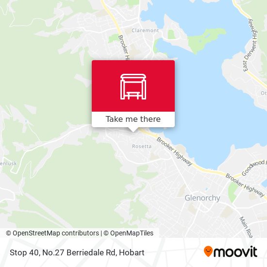 Mapa Stop 40, No.27 Berriedale Rd