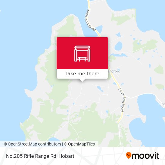 No.205 Rifle Range Rd map