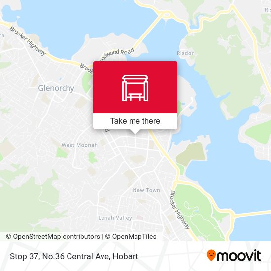 Stop 37, No.36 Central Ave map