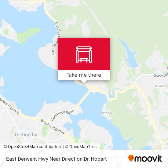 Mapa East Derwent Hwy Near Direction Dr