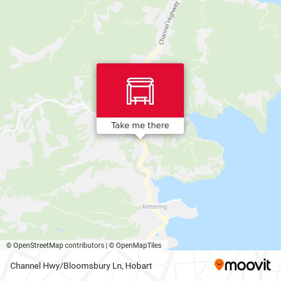 Channel Hwy/Bloomsbury Ln map