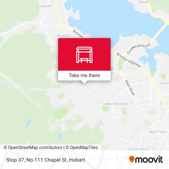 Mapa Stop 37, No.111 Chapel St