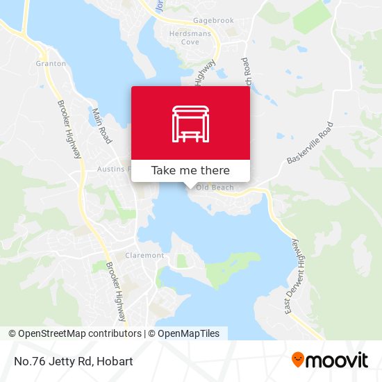 No.76 Jetty Rd map