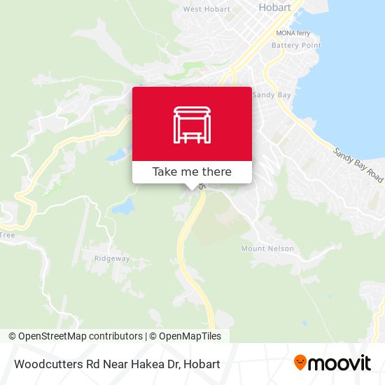 Mapa Woodcutters Rd Near Hakea Dr