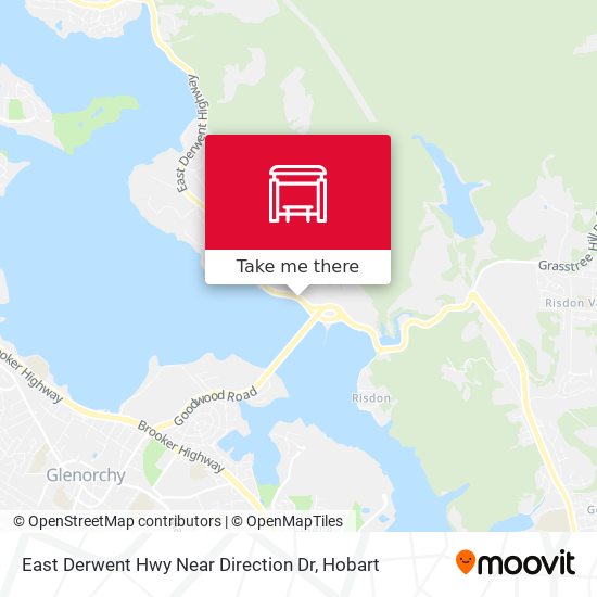 Mapa East Derwent Hwy Near Direction Dr