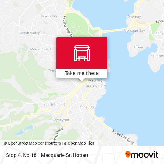 Mapa Stop 4, No.181 Macquarie St