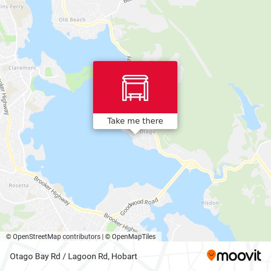 Otago Bay Rd / Lagoon Rd map