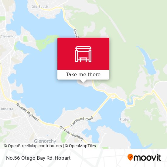 No.56 Otago Bay Rd map