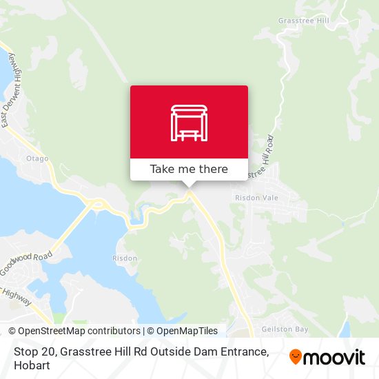 Stop 20, Grasstree Hill Rd Outside Dam Entrance map