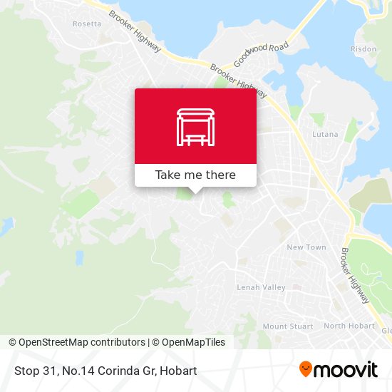 Stop 31, No.14 Corinda Gr map