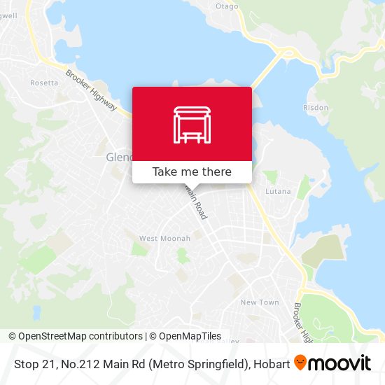 Stop 21, No.212 Main Rd (Metro Springfield) map
