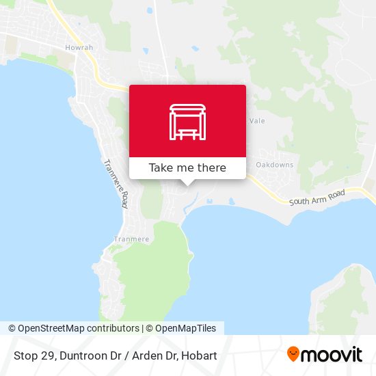 Mapa Stop 29, Duntroon Dr / Arden Dr