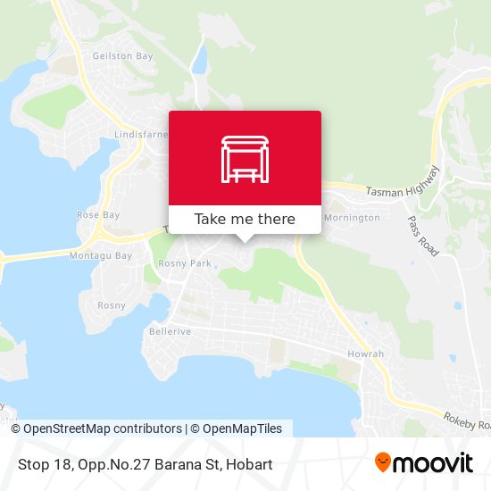 Mapa Stop 18, Opp.No.27 Barana St