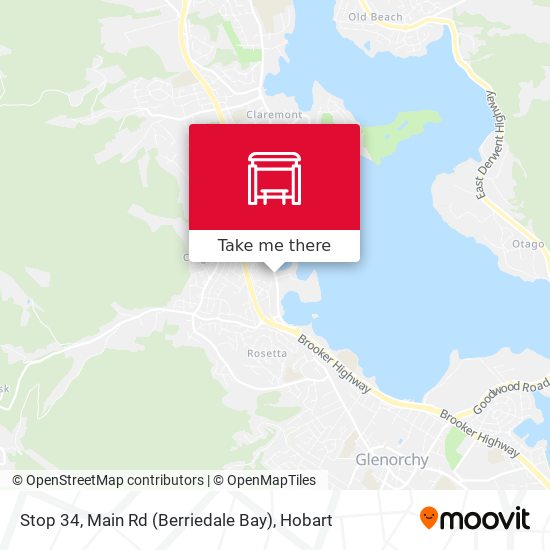 Stop 34, Main Rd (Berriedale Bay) map