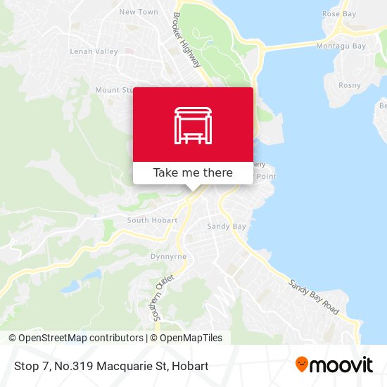 Mapa Stop 7, No.319 Macquarie St