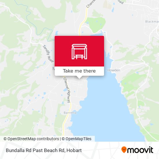 Mapa Bundalla Rd Past Beach Rd