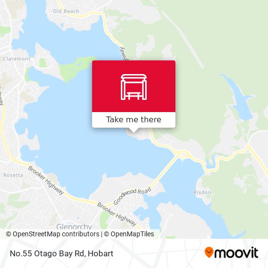No.55 Otago Bay Rd map
