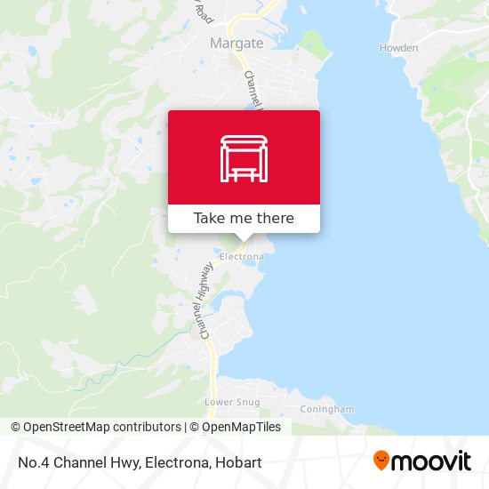 No.4 Channel Hwy, Electrona map