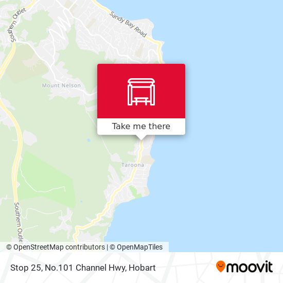 Stop 25, No.101 Channel Hwy map