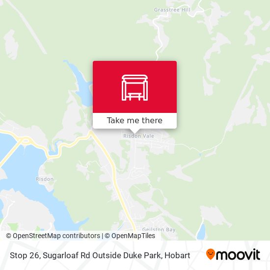 Mapa Stop 26, Sugarloaf Rd Outside Duke Park