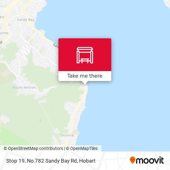 Mapa Stop 19, No.782 Sandy Bay Rd