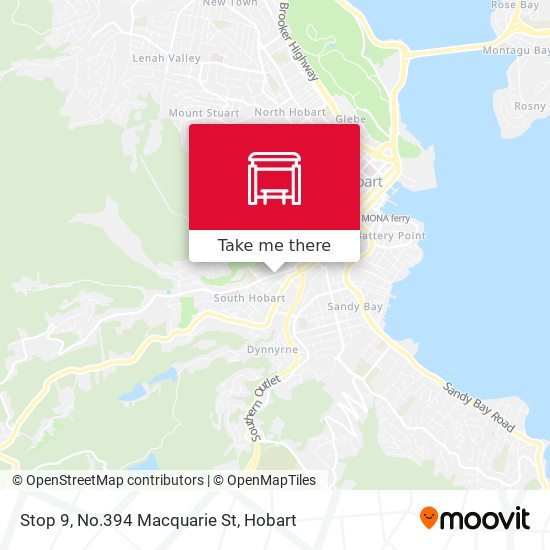 Mapa Stop 9, No.394 Macquarie St