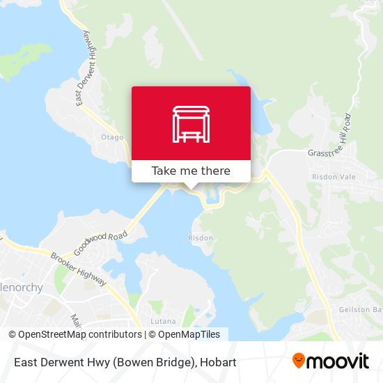 East Derwent Hwy (Bowen Bridge) map