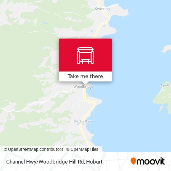 Channel Hwy/Woodbridge Hill Rd map