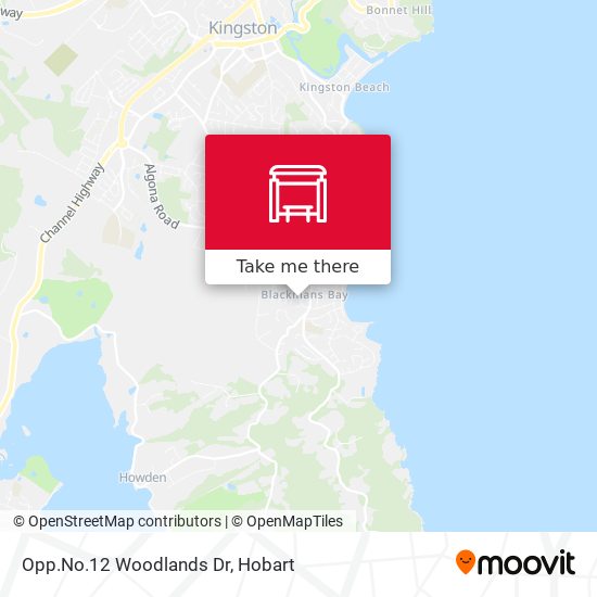 Opp.No.12 Woodlands Dr map