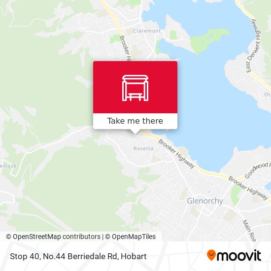 Stop 40, No.44 Berriedale Rd map