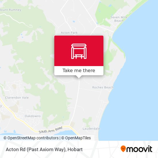 Mapa Acton Rd (Past Axiom Way)