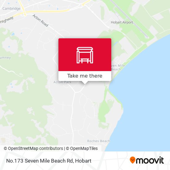 No.173 Seven Mile Beach Rd map