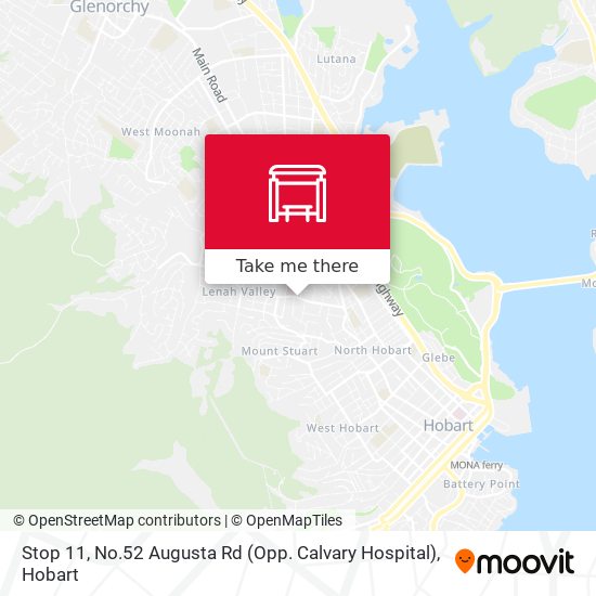 Mapa Stop 11, No.52 Augusta Rd (Opp. Calvary Hospital)