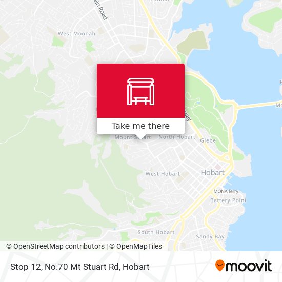 Stop 12, No.70 Mt Stuart Rd map