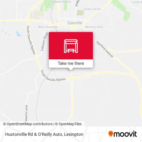 Mapa de Hustonville Rd & O'Reilly Auto