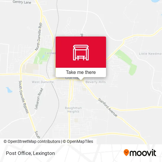 Post Office map