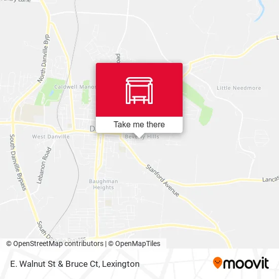 Mapa de E. Walnut St & Bruce Ct