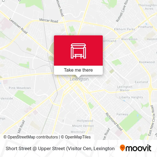 Short Street @ Upper Street map