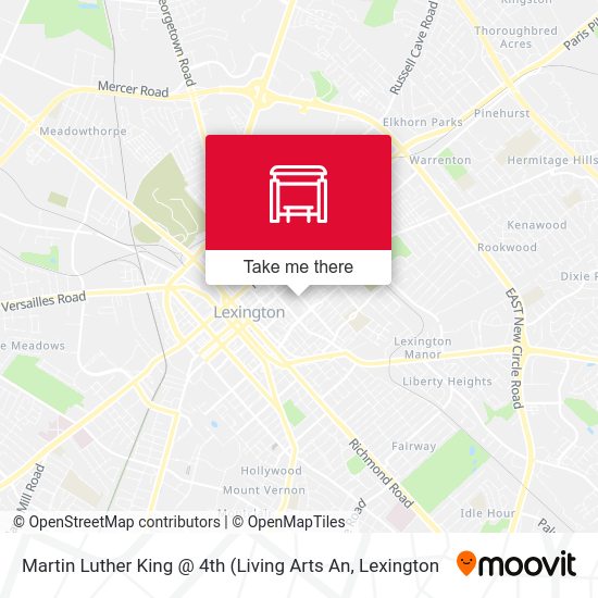 Martin Luther King @ 4th map