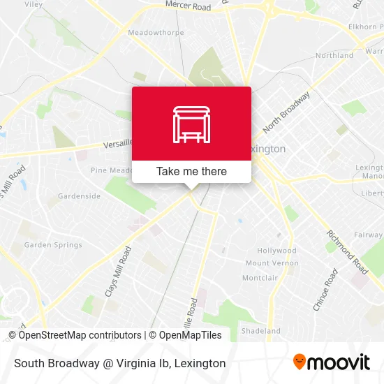 Mapa de South Broadway @ Virginia Ib