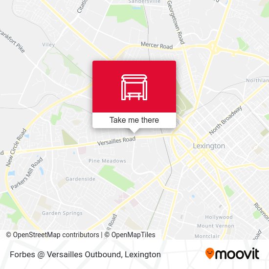 Forbes @ Versailles Outbound map