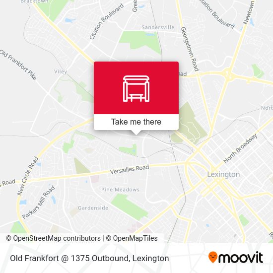 Old Frankfort @ 1375 Outbound map