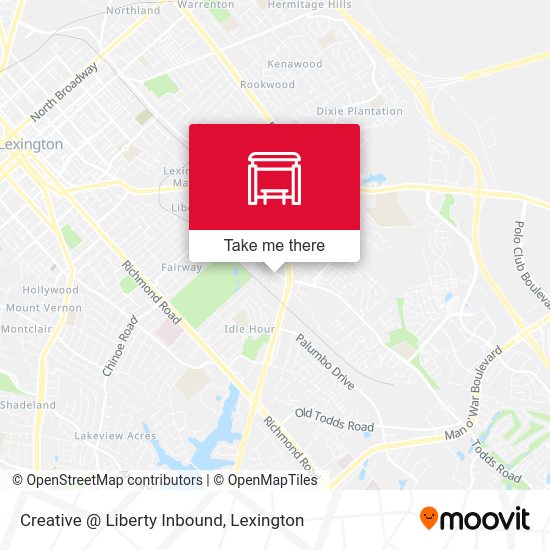 Creative @ Liberty Inbound map