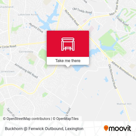 Buckhorn @ Fenwick Outbound map