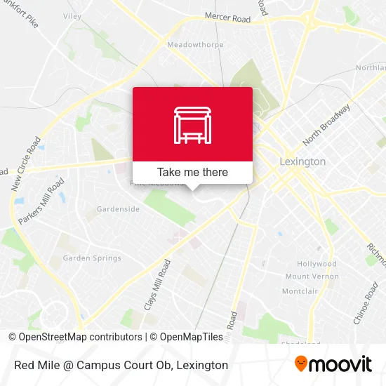 Red Mile @ Campus Court Ob map