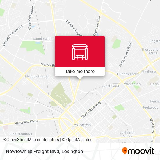 Mapa de Newtown @ Freight Blvd