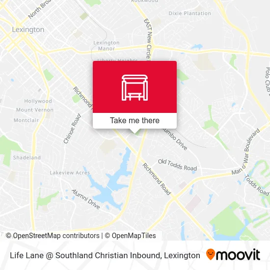 Mapa de Life Lane @ Southland Christian Inbound