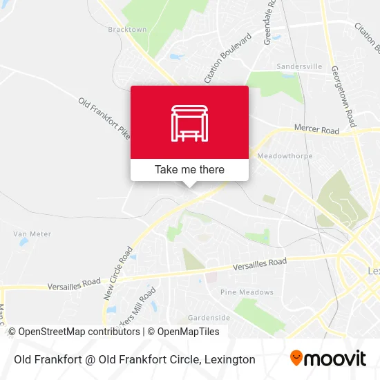 Mapa de Old Frankfort @ Old Frankfort Circle